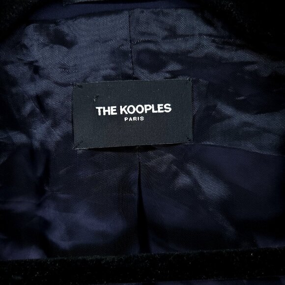 The Kooples Wool Blazer Jacket Women’s Size 48 Career Two Button Front - Picture 10 of 13